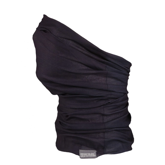 Unisex Stretch Multitube Scarf Mask | Black