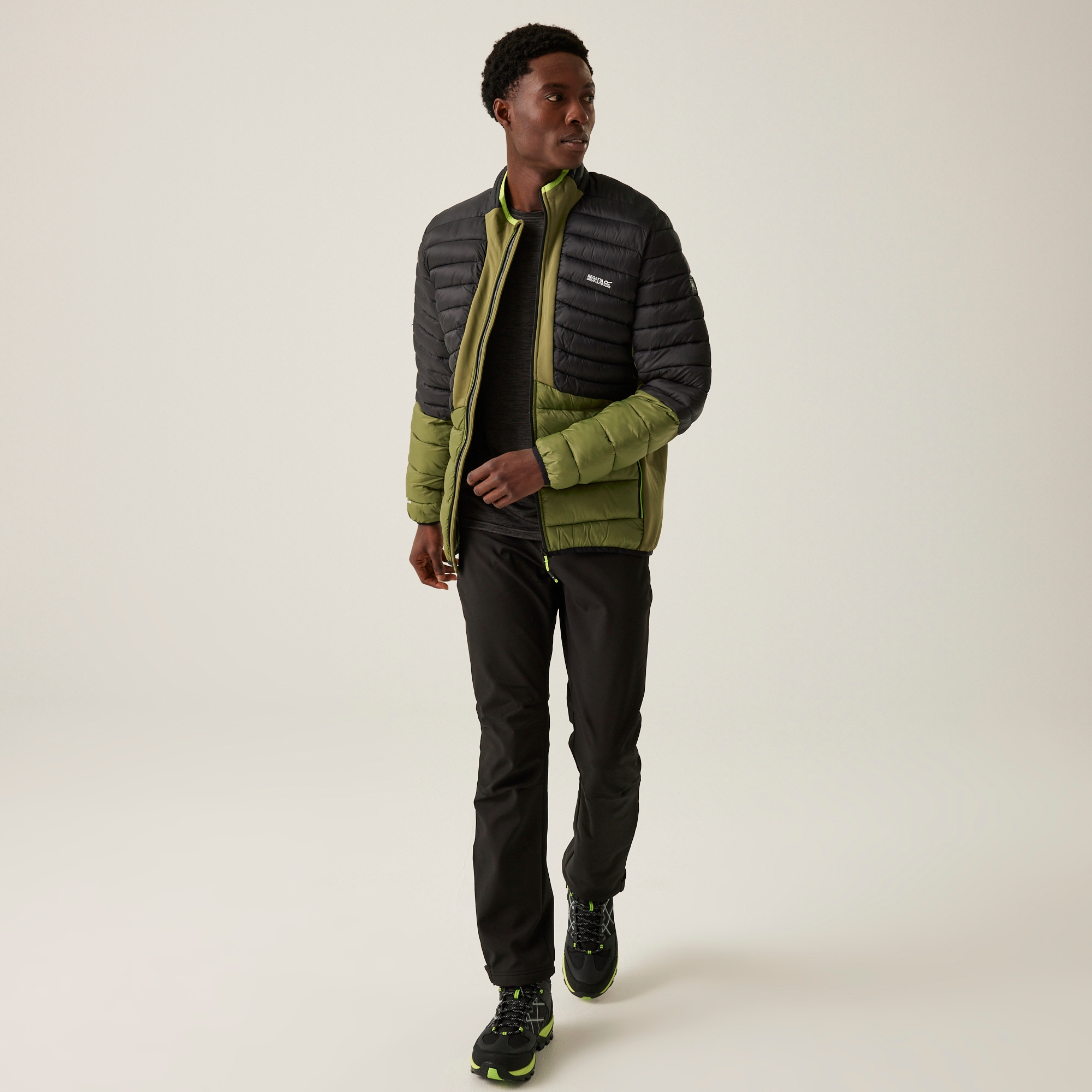 Men's Leedre Hybrid Jacket | Nephrite Green Black