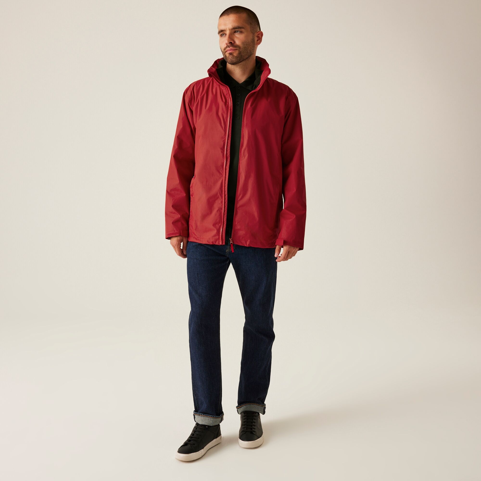Men's Classic Waterproof 3 in 1 Jacket | Classic Red Black