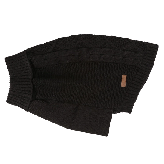 Knitted Dog Jumper | Ebony