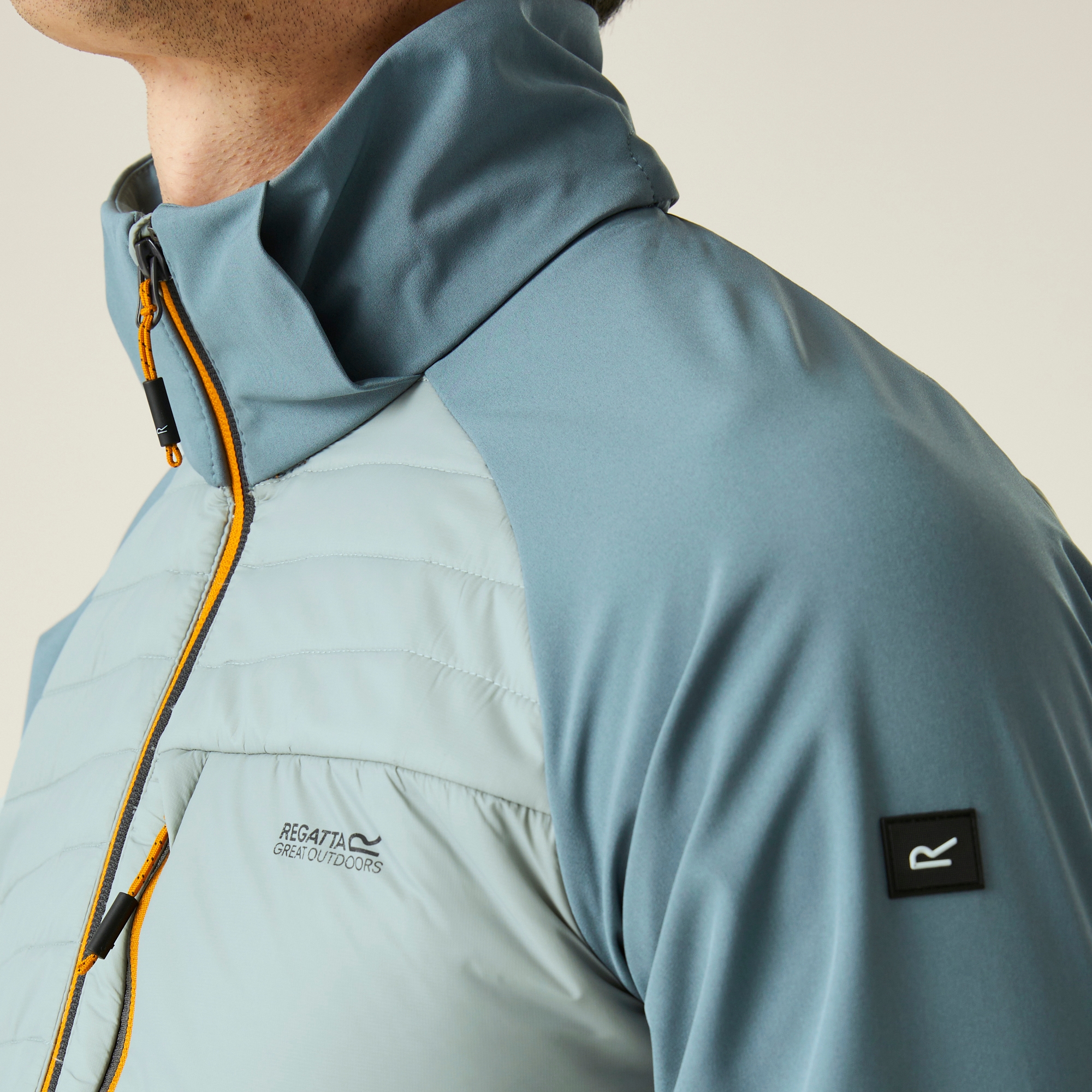 Men's Pro Hybrid II Jacket | Glacier Stormy Weather Ash Fox