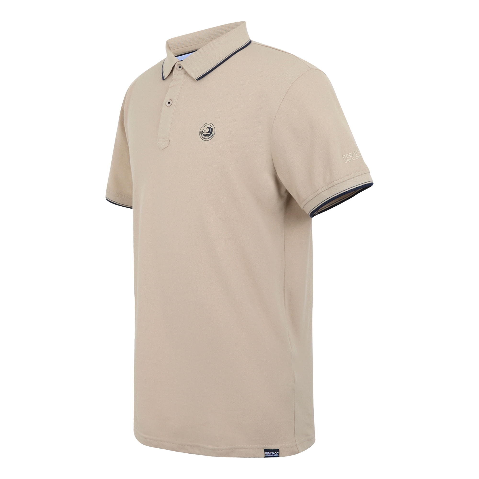 Men's Tadeo II Polo Shirt | White Pepper Navy Tipping
