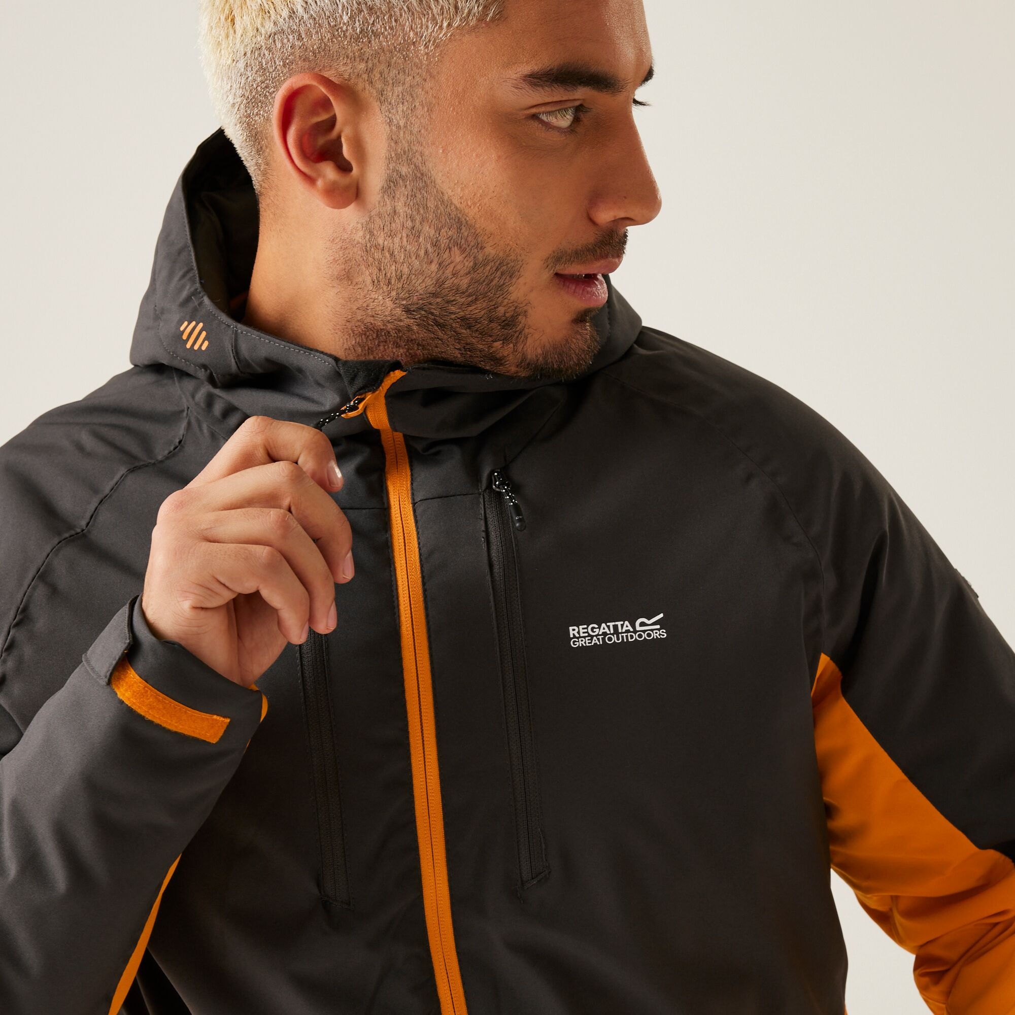 Men's Highton Stretch Padded Jacket III | Ash Orange Pepper