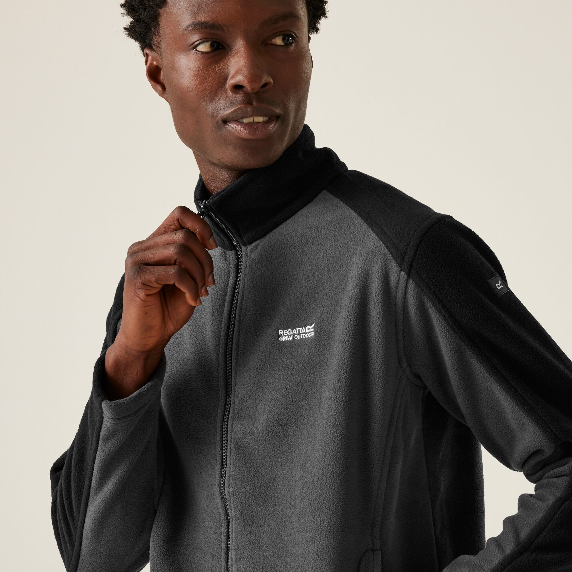 Men's Hedman II Heavyweight Full Zip Fleece | Iron Black