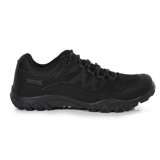 Kids' Edgepoint Waterproof Low Walking Shoes | Steel Pink Fusion