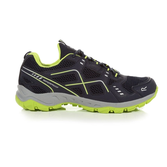 Men's Vendeavour Waterproof Walking Shoe | Olympian Blue Black Tango