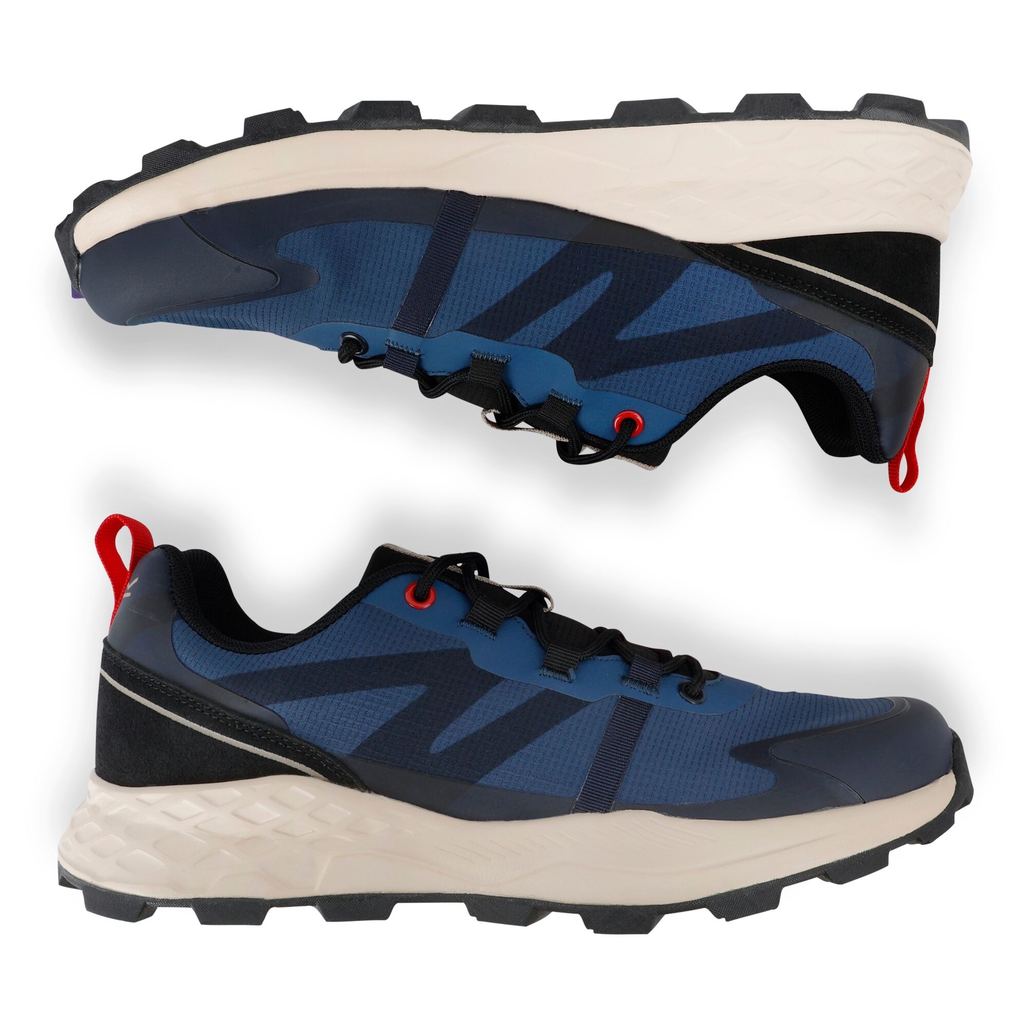 Men's Leighton Trainers | Dark Denim Poppy Red