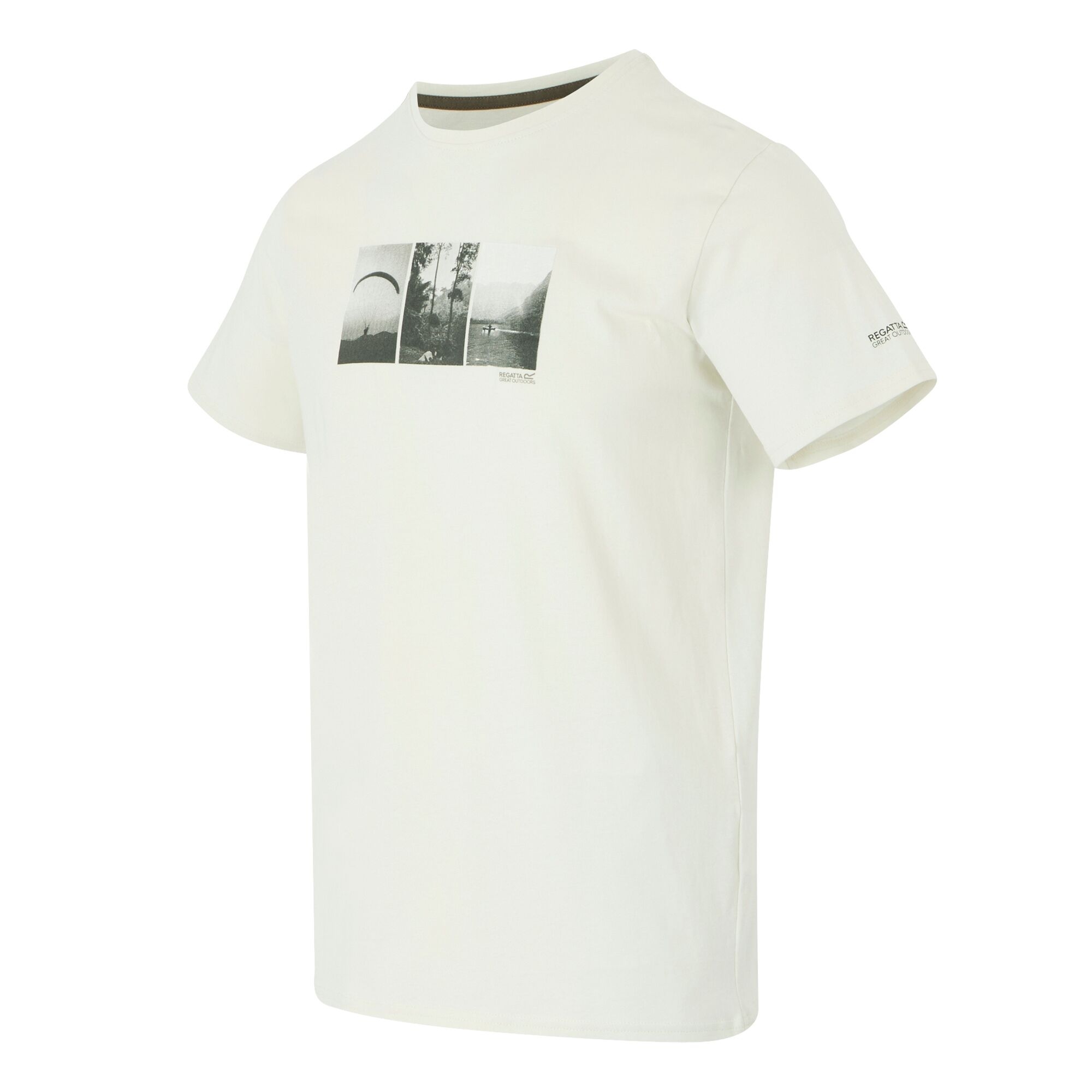 Men's Breezed V T-Shirt | Stone White