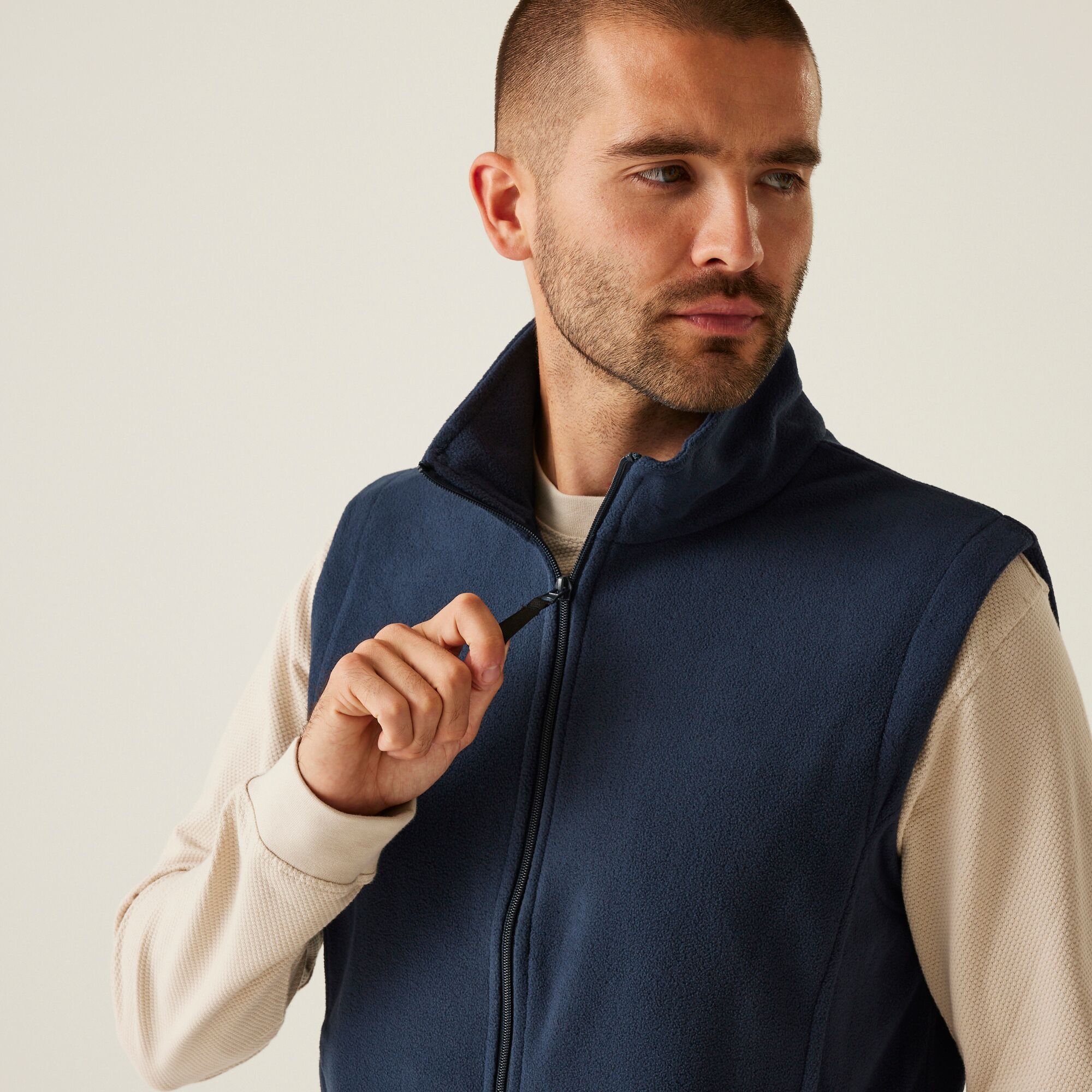 Men's Micro Fleece Bodywarmer | Dark Navy