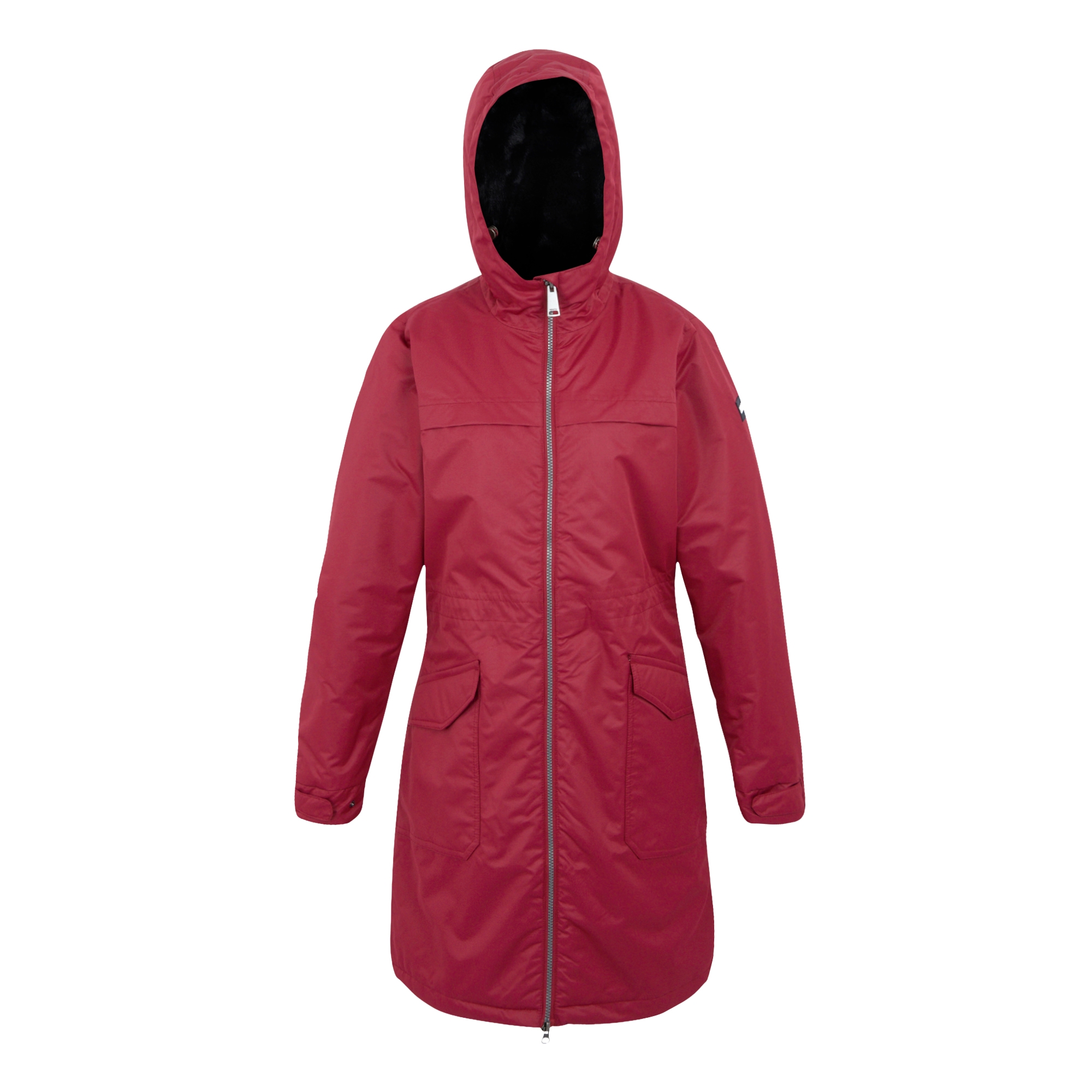 Women's Romine II Waterproof Parka Jacket | Rumba Red Black