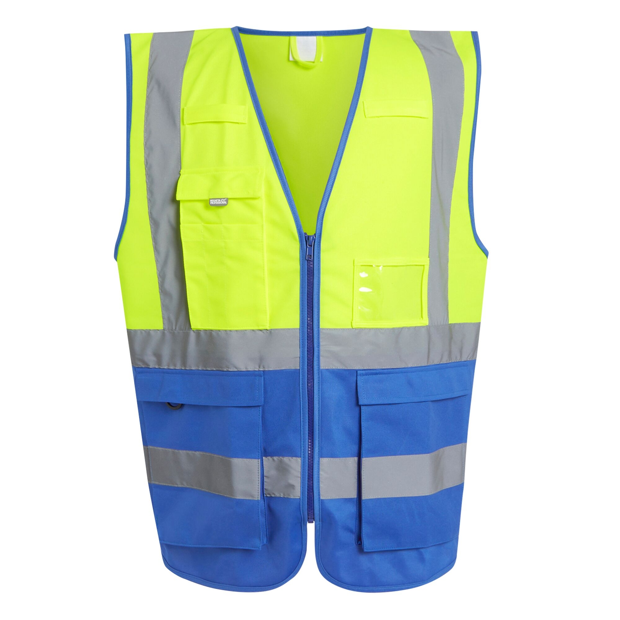 Men's Pro HI-VIS Executive Vest | Yellow Royal Blue