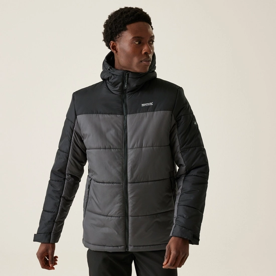 Men's Nevado VII Insulated Padded Jacket | Black Dark Grey