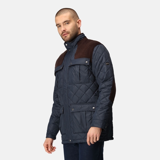 Men's Padbury Quilted Jacket | Navy