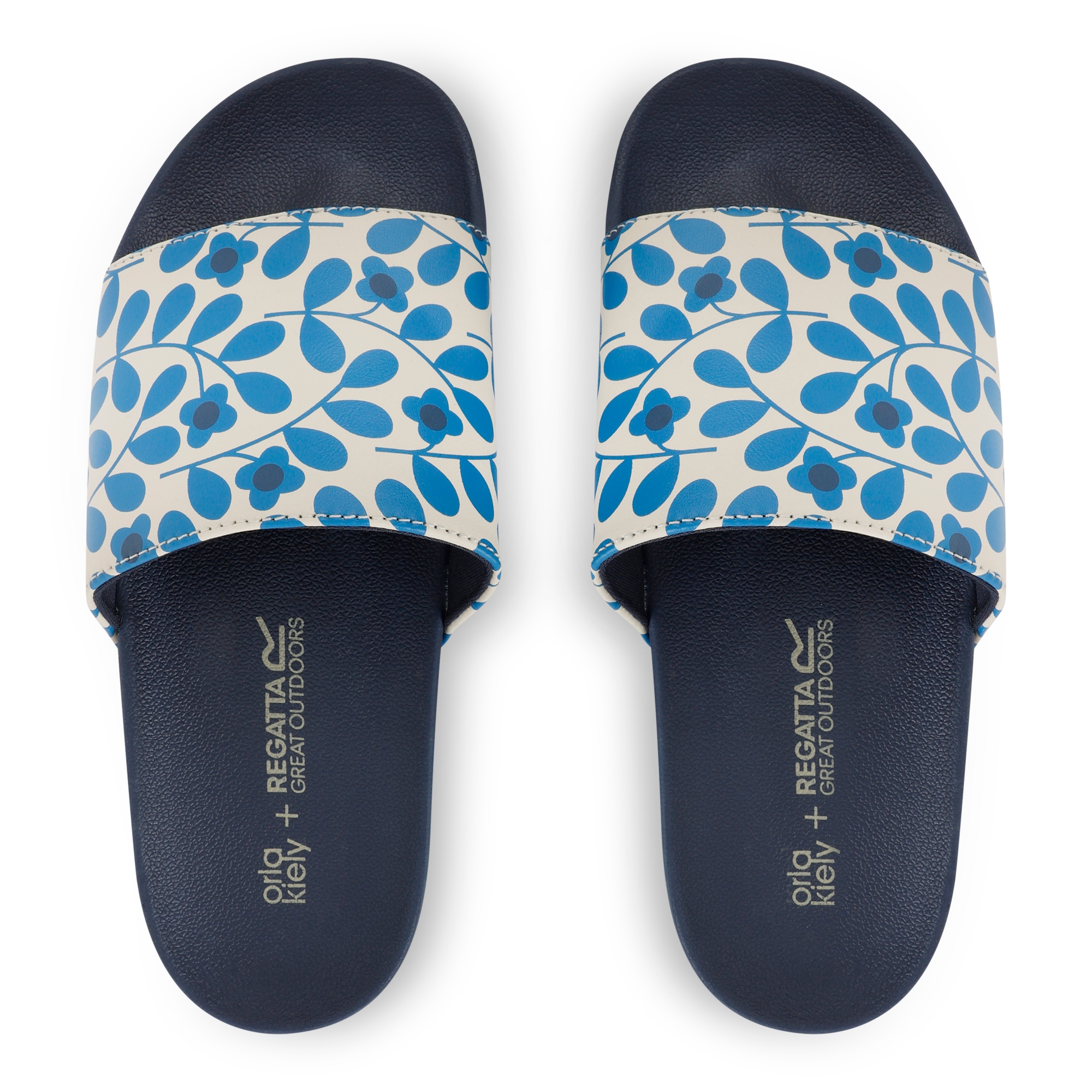 Orla Kiely Slide | Jasmine Flower Blue