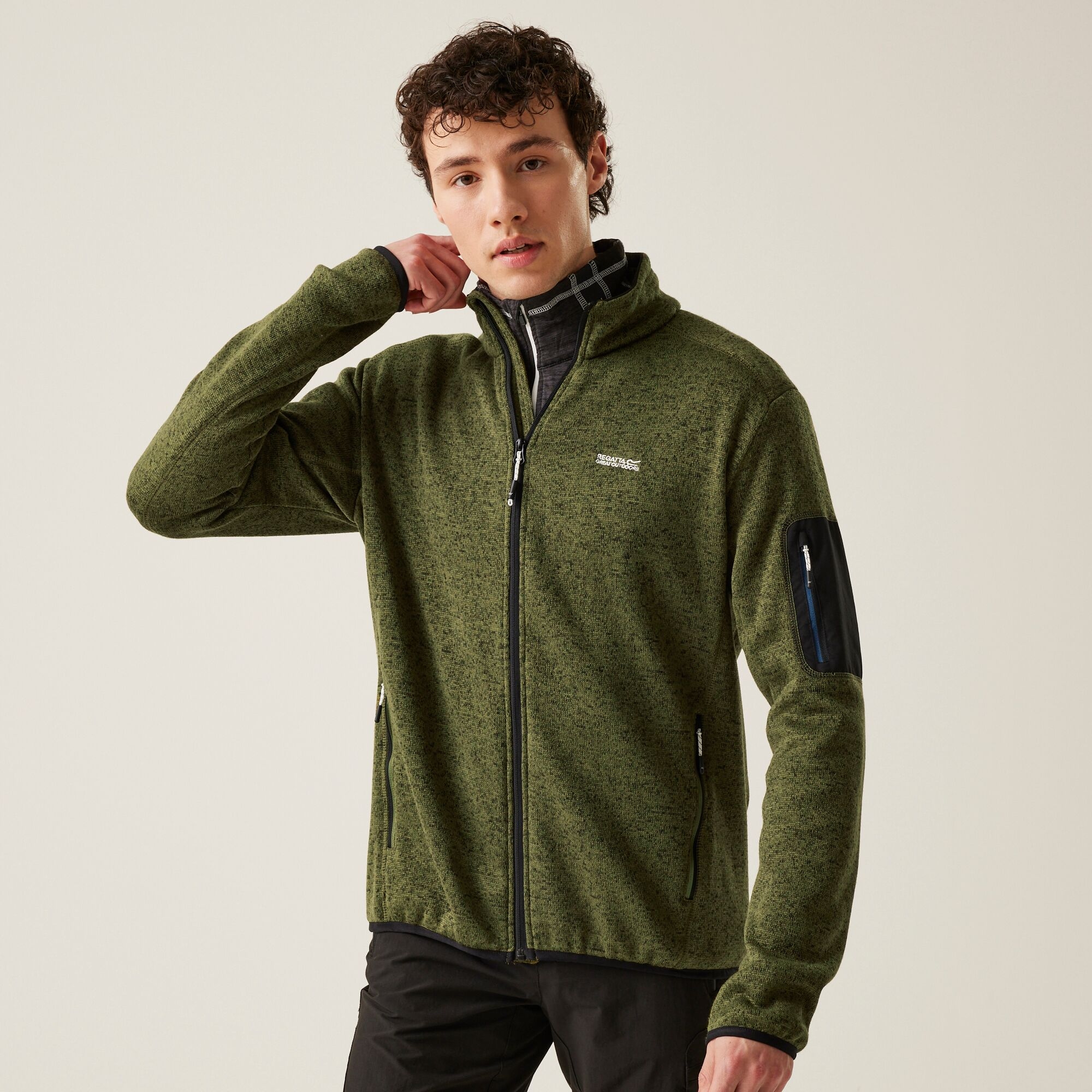 Men's Newhill Full Zip Fleece | Nephrite Green