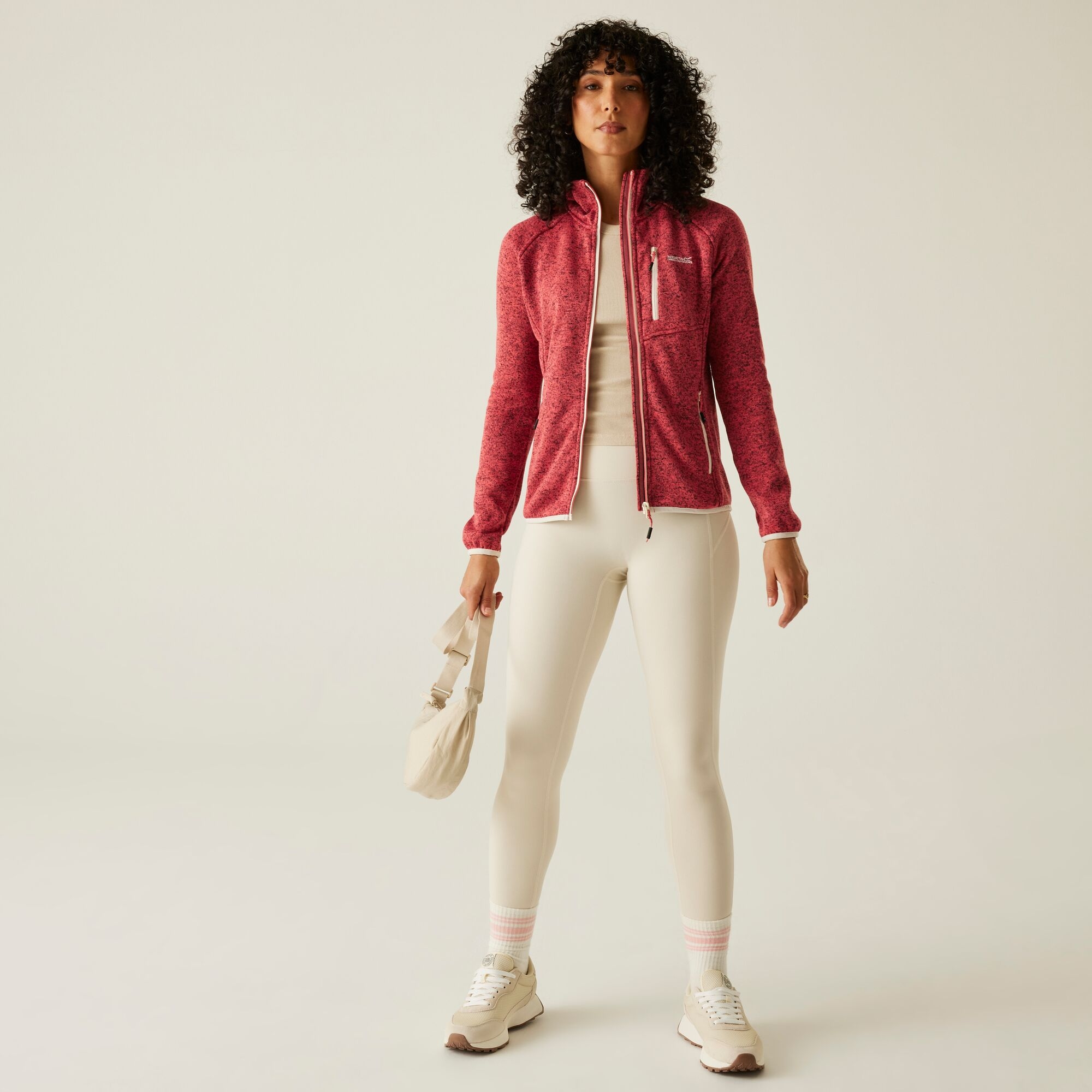 Women's Newhill II Hooded Fleece | Peach Bloom Light Vanilla