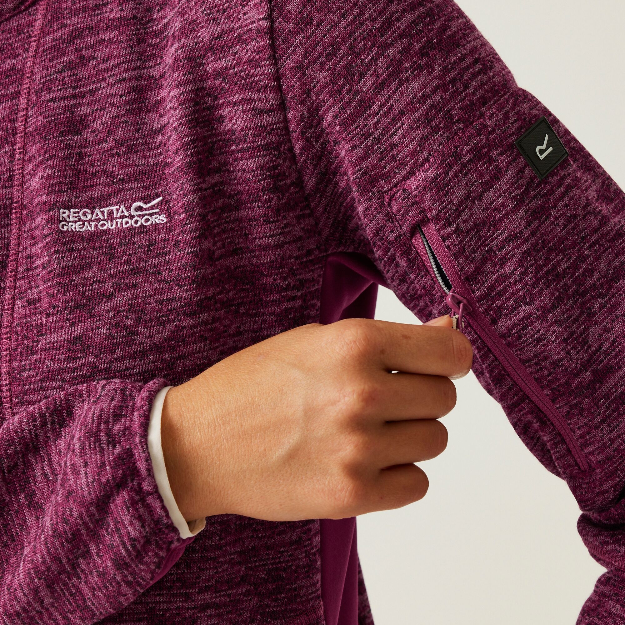 Women's Ralina Full Zip Fleece | Beaujolais Light Vanilla