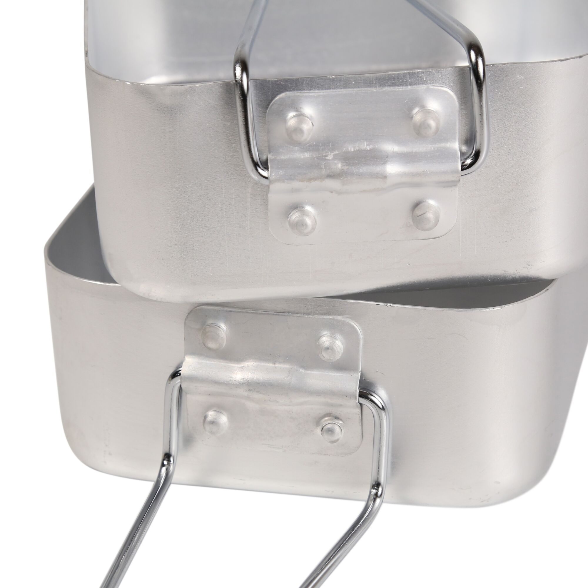 Lightweight Aluminium Mess Tin Set | Silver