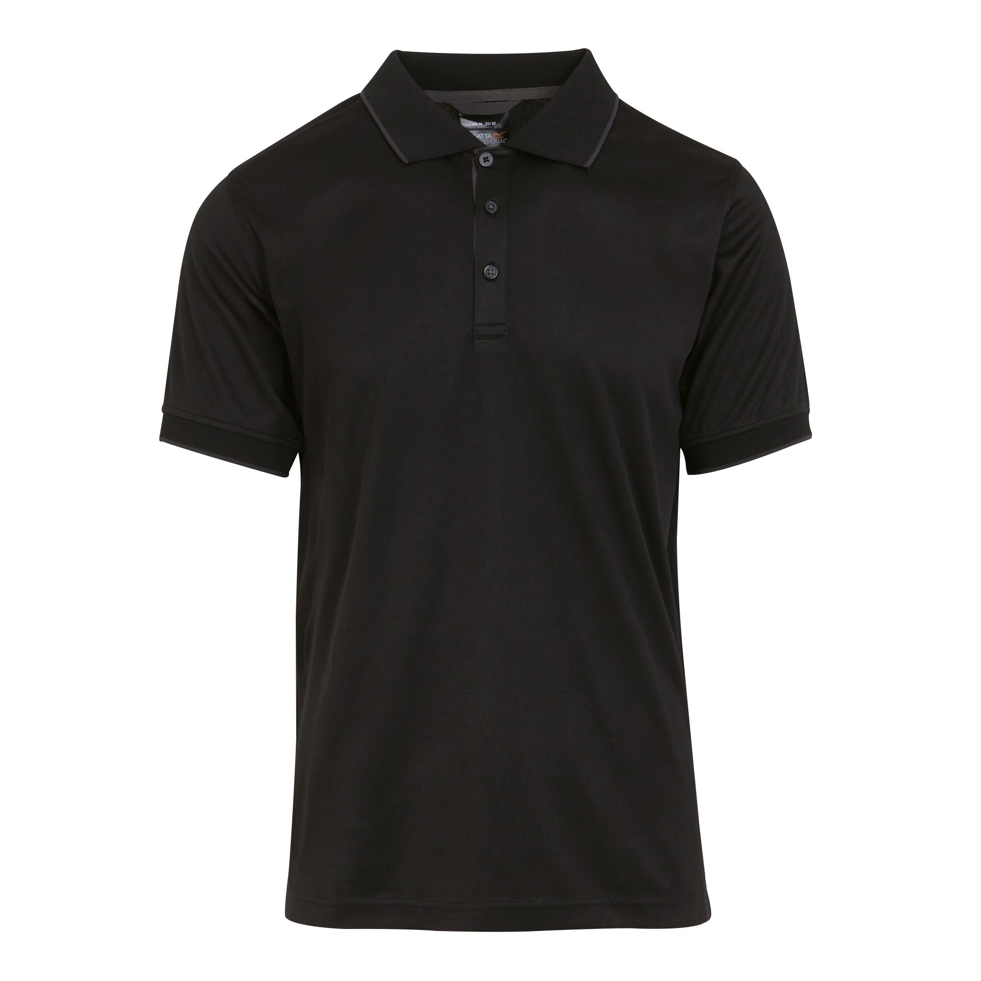 Men's Navigate Short Sleeve Polo Shirt | Black Seal