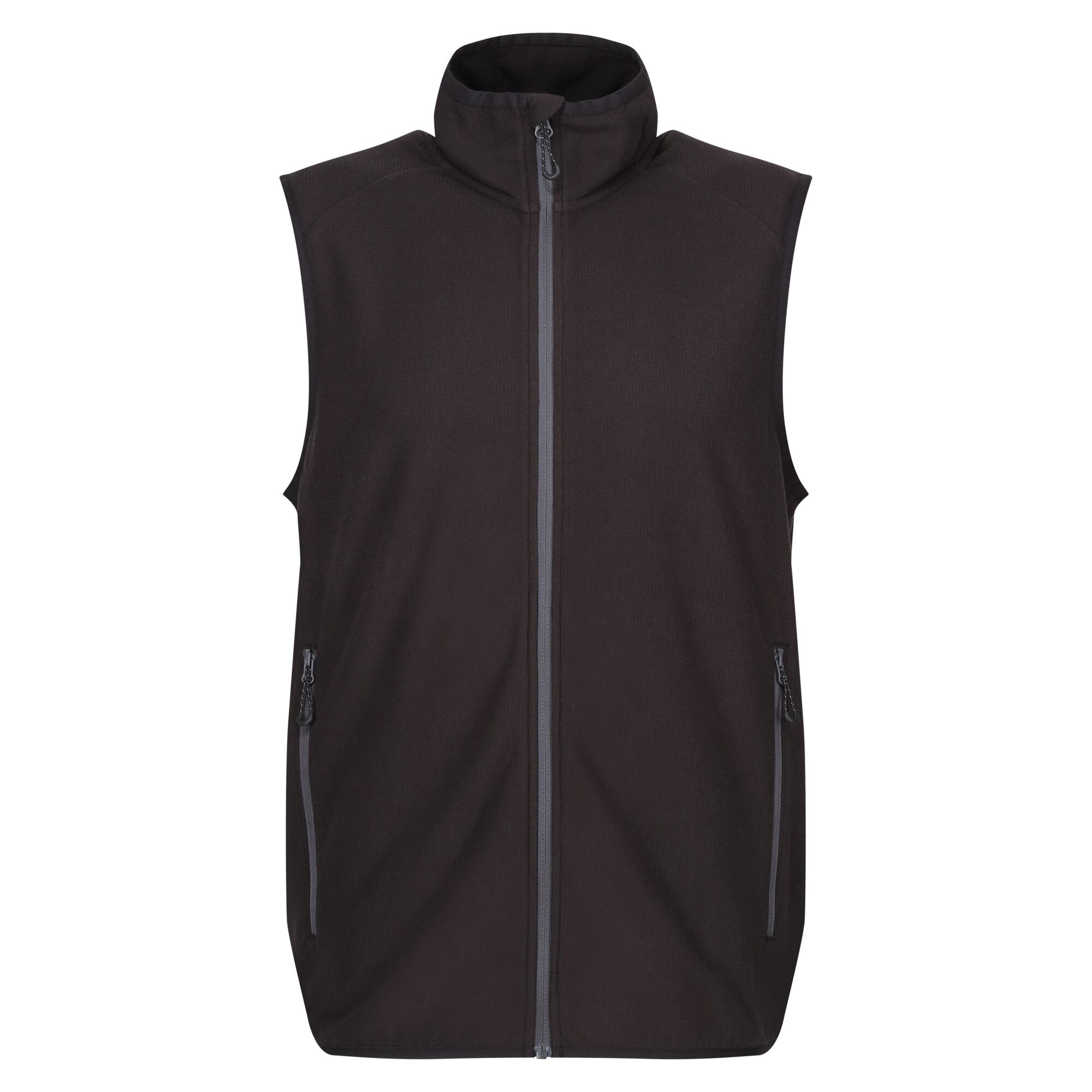 Men's Navigate Fleece Bodywarmer | Black Seal Grey