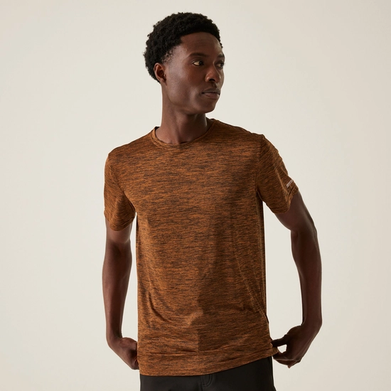 Men's Fingal Edition Marl T-Shirt | Tangerine Tango