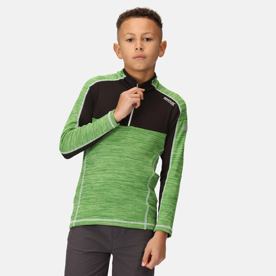 Kids' Hewley Fleece | Apricot Crush Seal Grey
