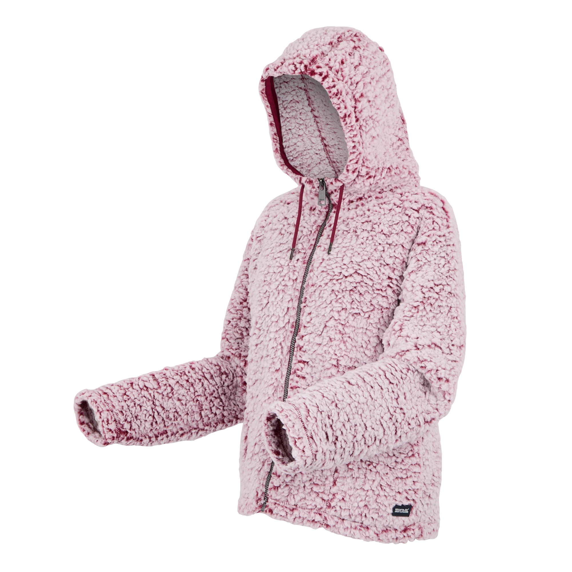 Women's Zelpha Fluffy Hooded Fleece | Rumba Red