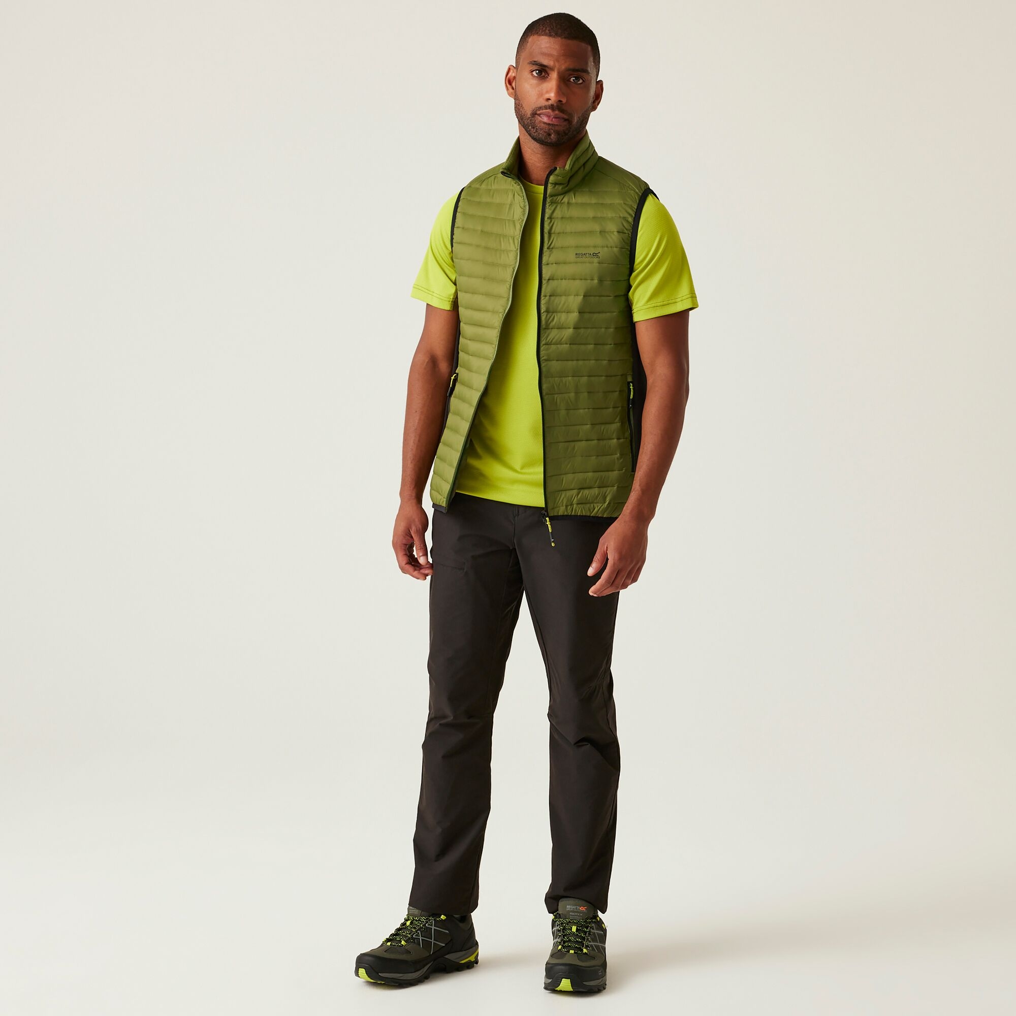 Men's Andreson Hybrid Gilet | Nephrite Green Black