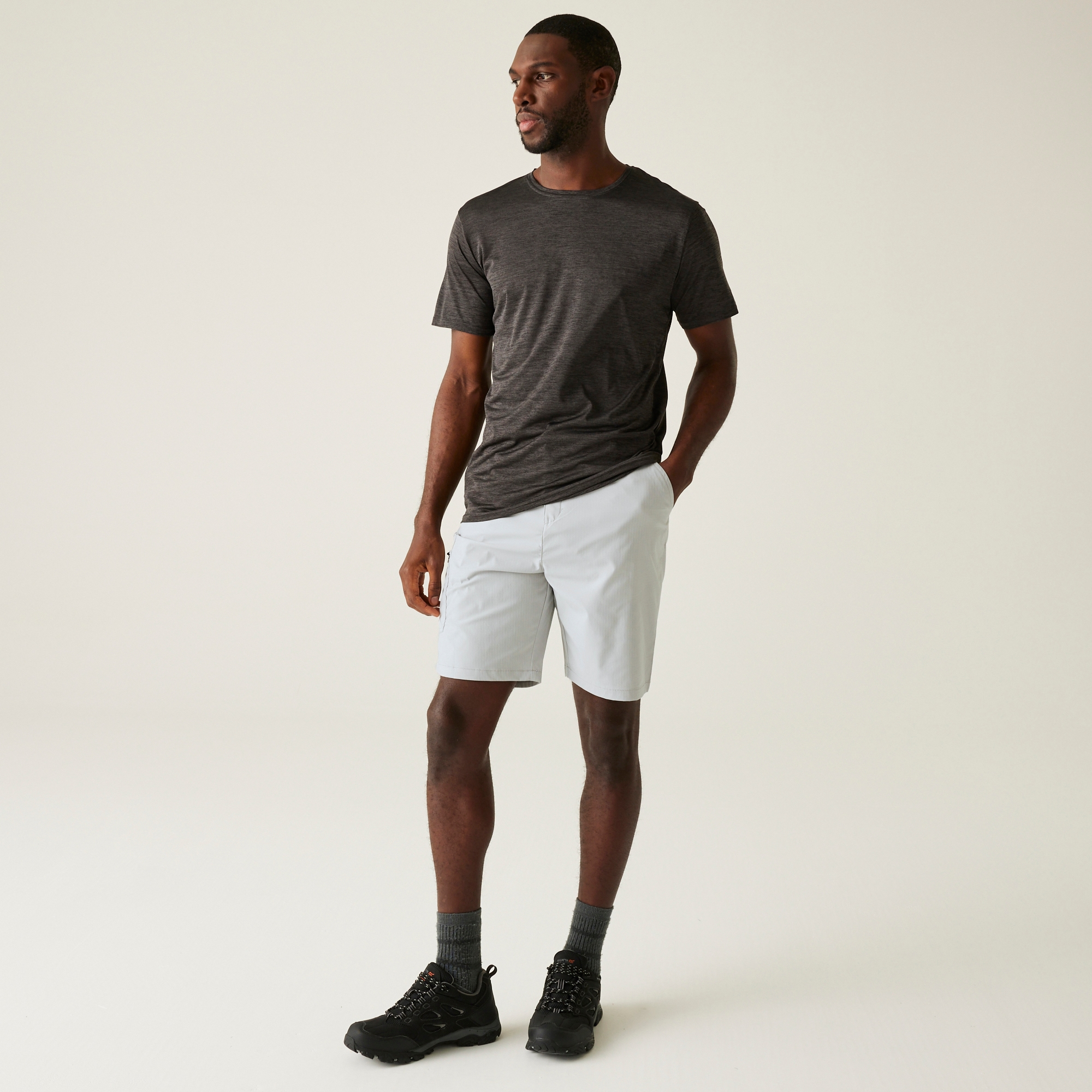 Men's Dalry Multi Pocket Shorts | Silver Grey