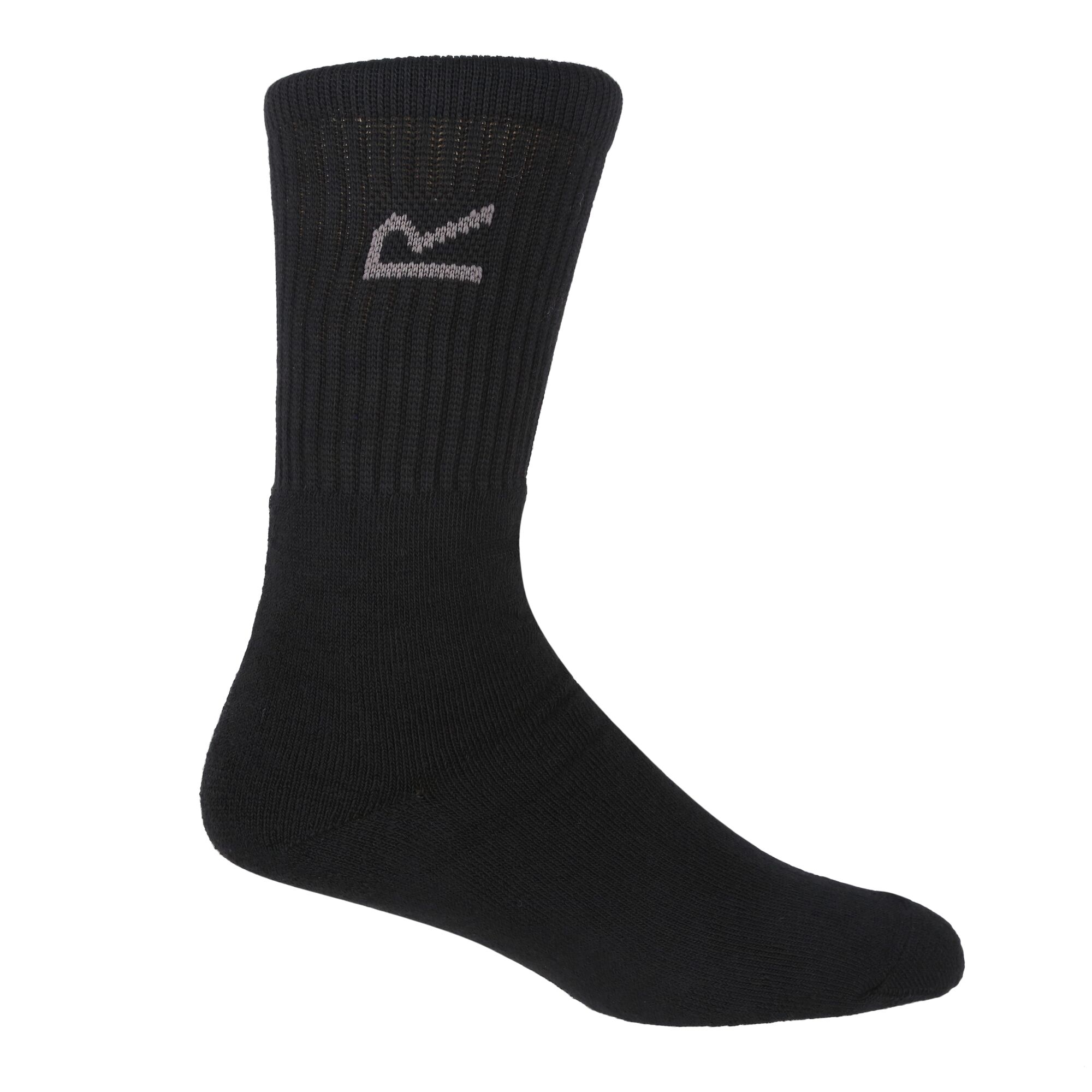 Mens 3 Pack Sock In A Box | Dark Grey Marl