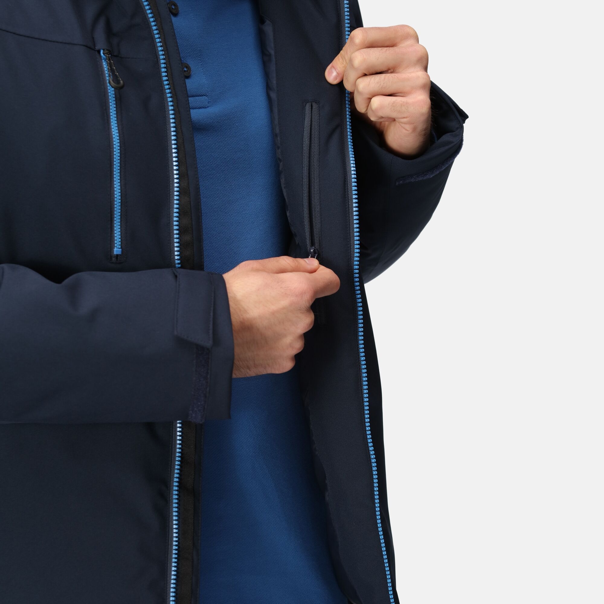 Men's Navigate Insulated Jacket | Navy French Blue
