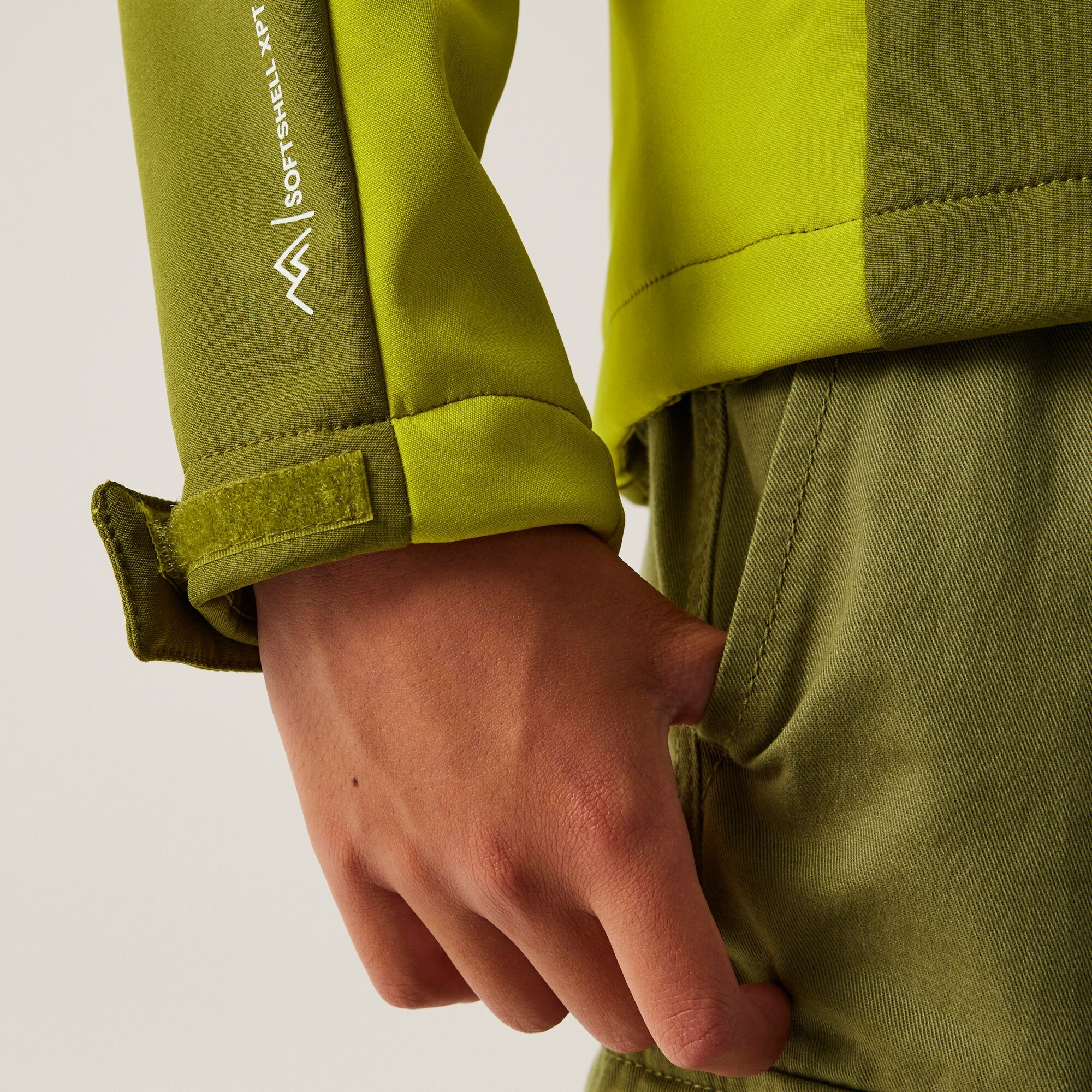 Kids' Acidity VIII Softshell Jacket | Nephrite Green Grenoble Green Wild Lime