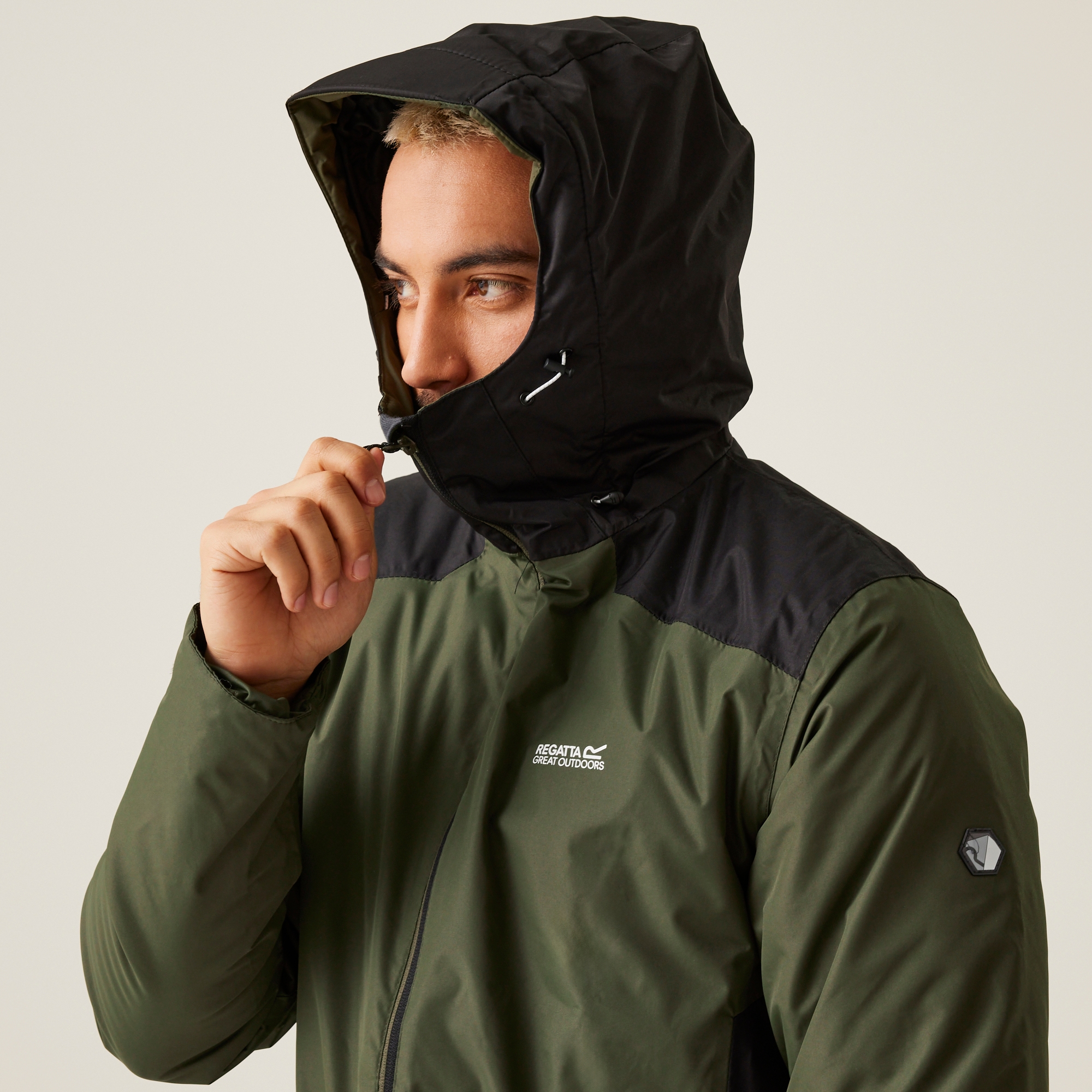 Men's Thornridge II Waterproof Insulated Jacket | Dark Khaki Black