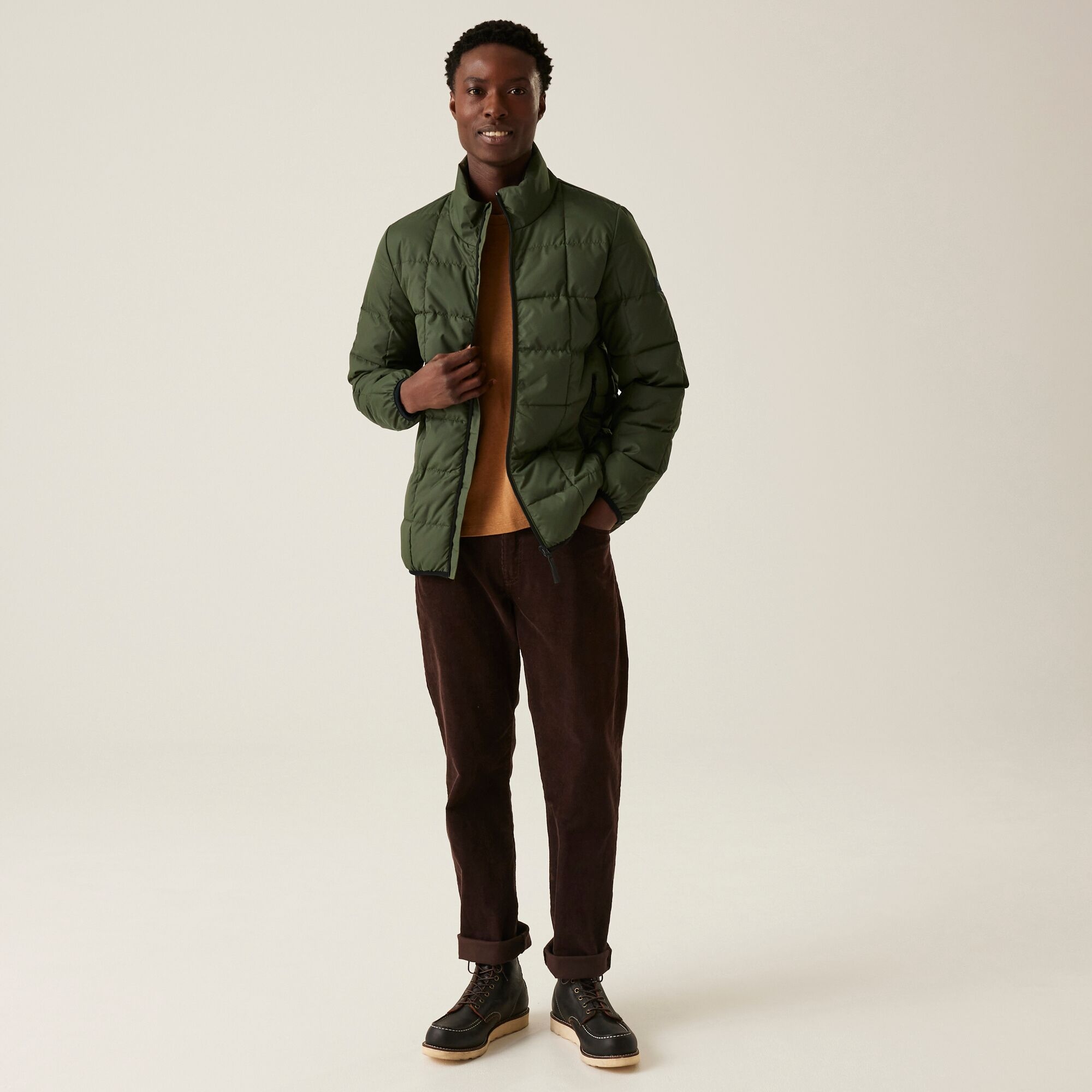 Men's Wilnor Padded Jacket | Dark Khaki