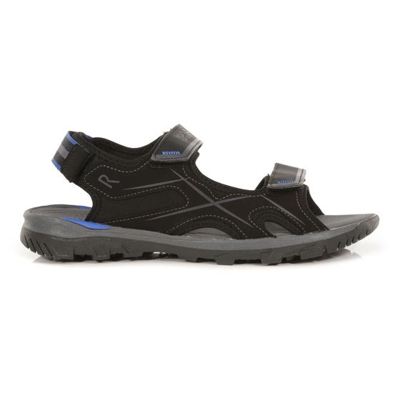 Men's Kota Drift Lightweight Walking Sandals | Black Nautical Blue Dark Grey