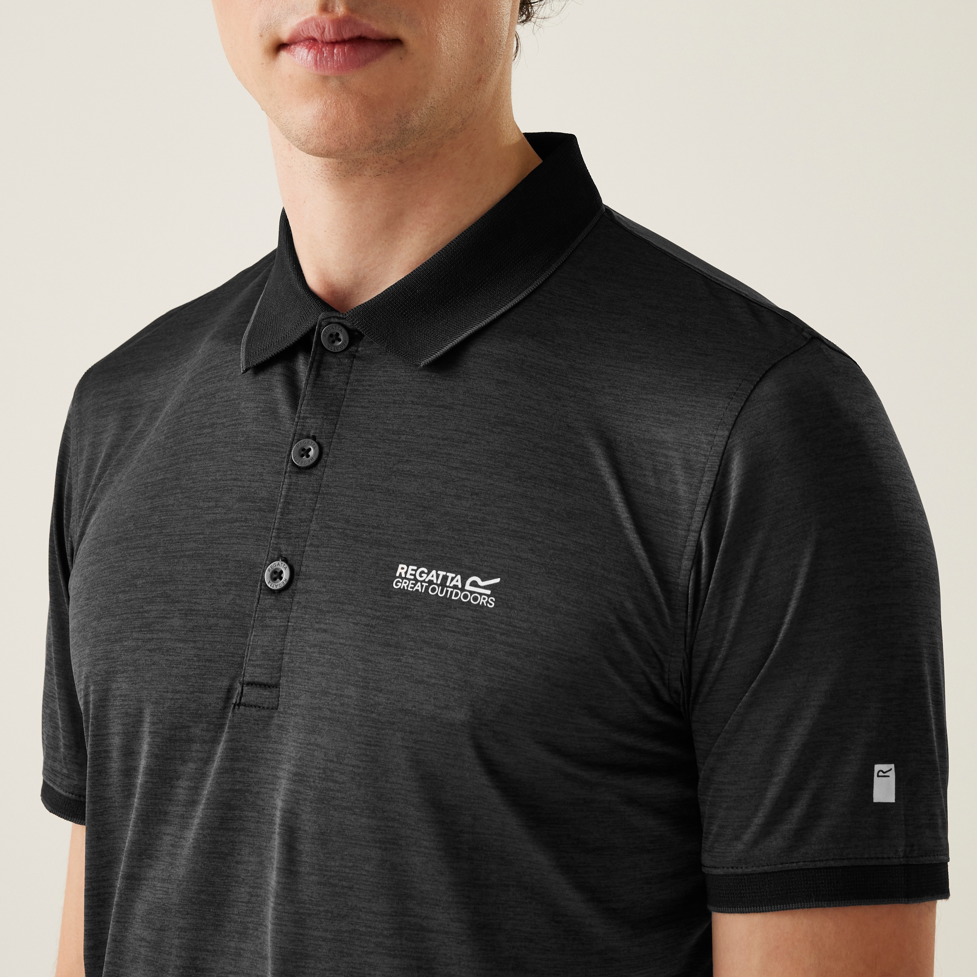 Men's Remex II Jersey Polo Shirt | Black