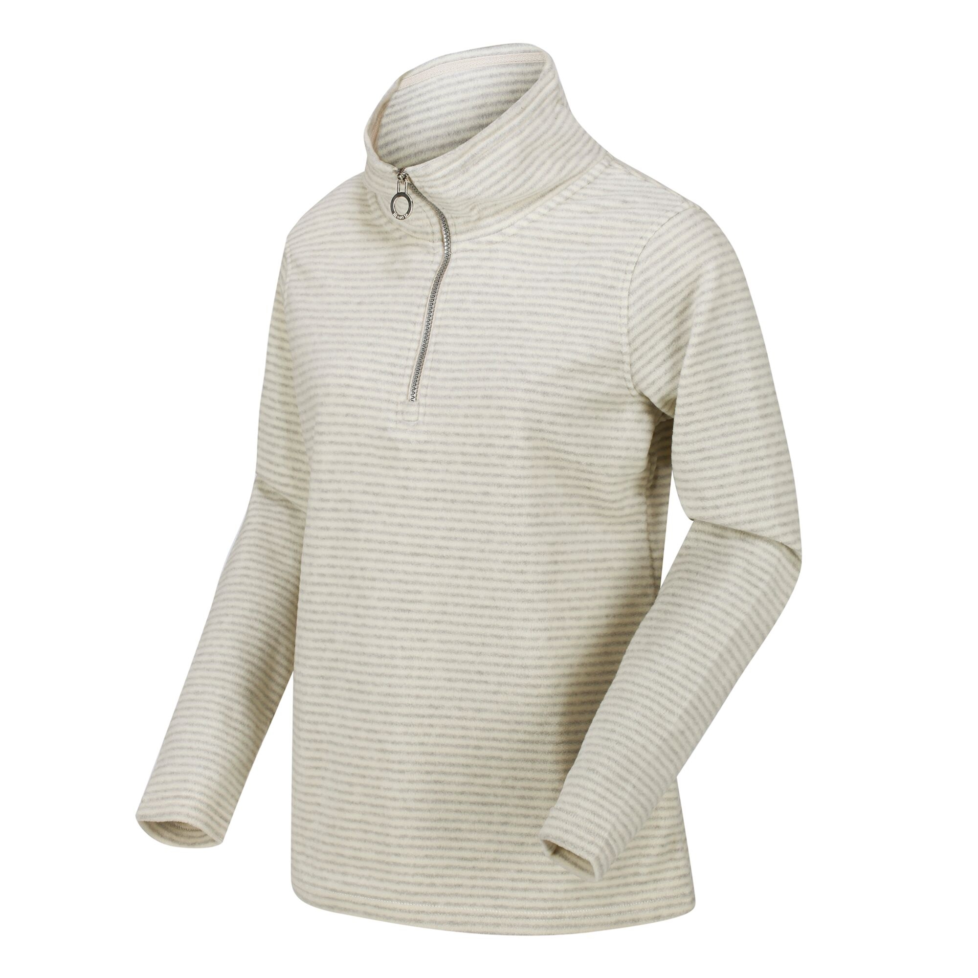 Women's Solenne Half Zip Fleece | Light Vanilla Silver