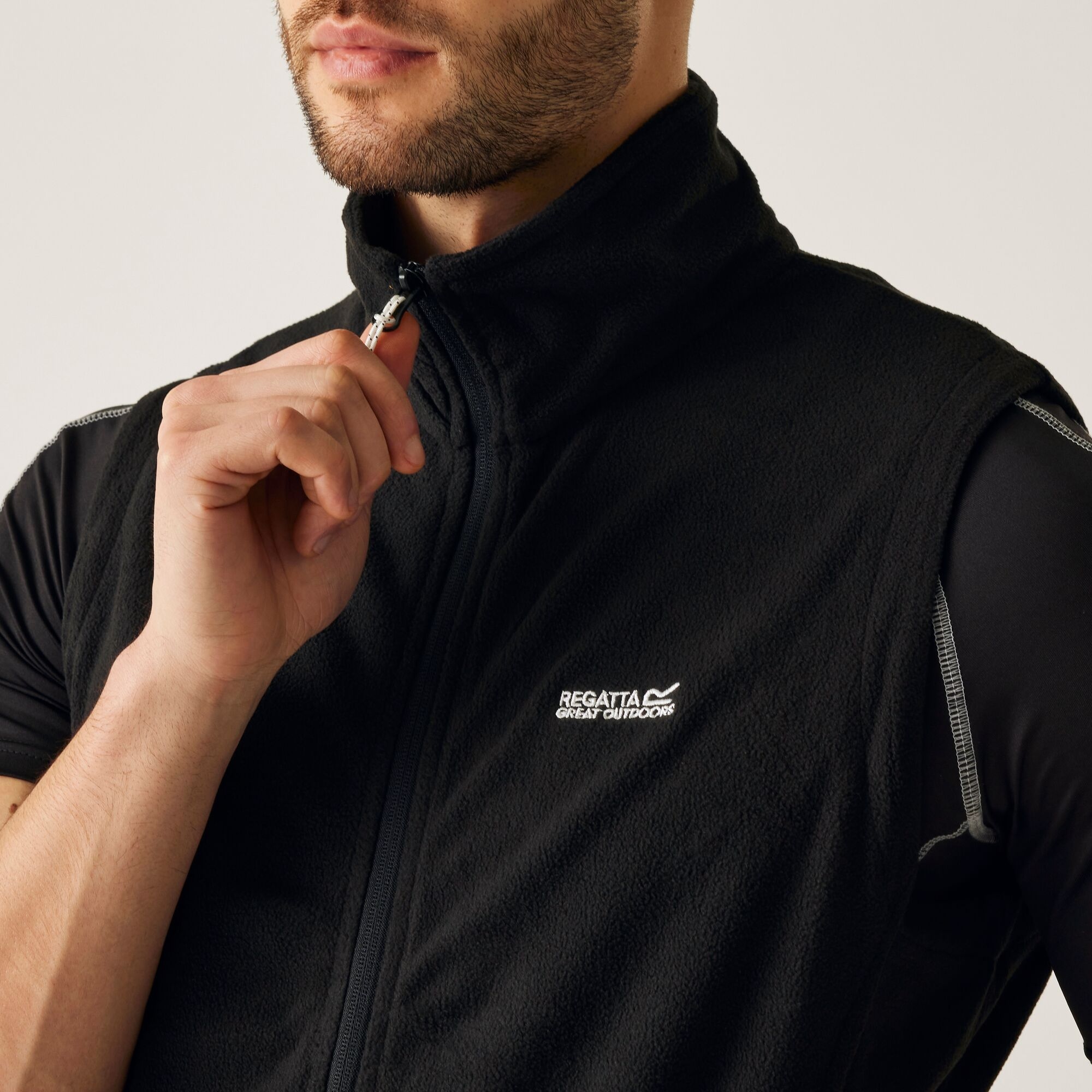 Men's Tobias II Fleece Gilet | Black Black