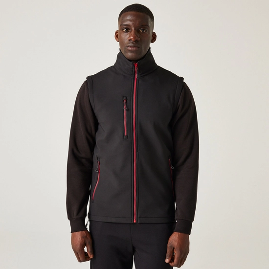 Men's Navigate 2 Layer Softshell Bodywarmer | Navy Seal Grey