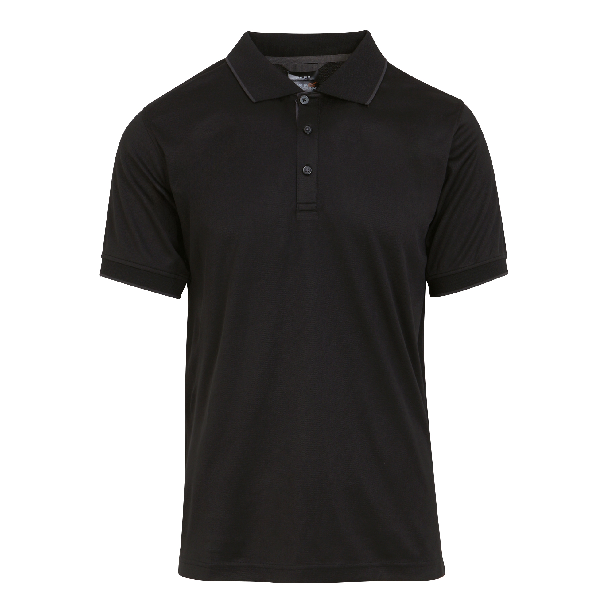Men's Navigate Short Sleeve Polo Shirt | Black Seal