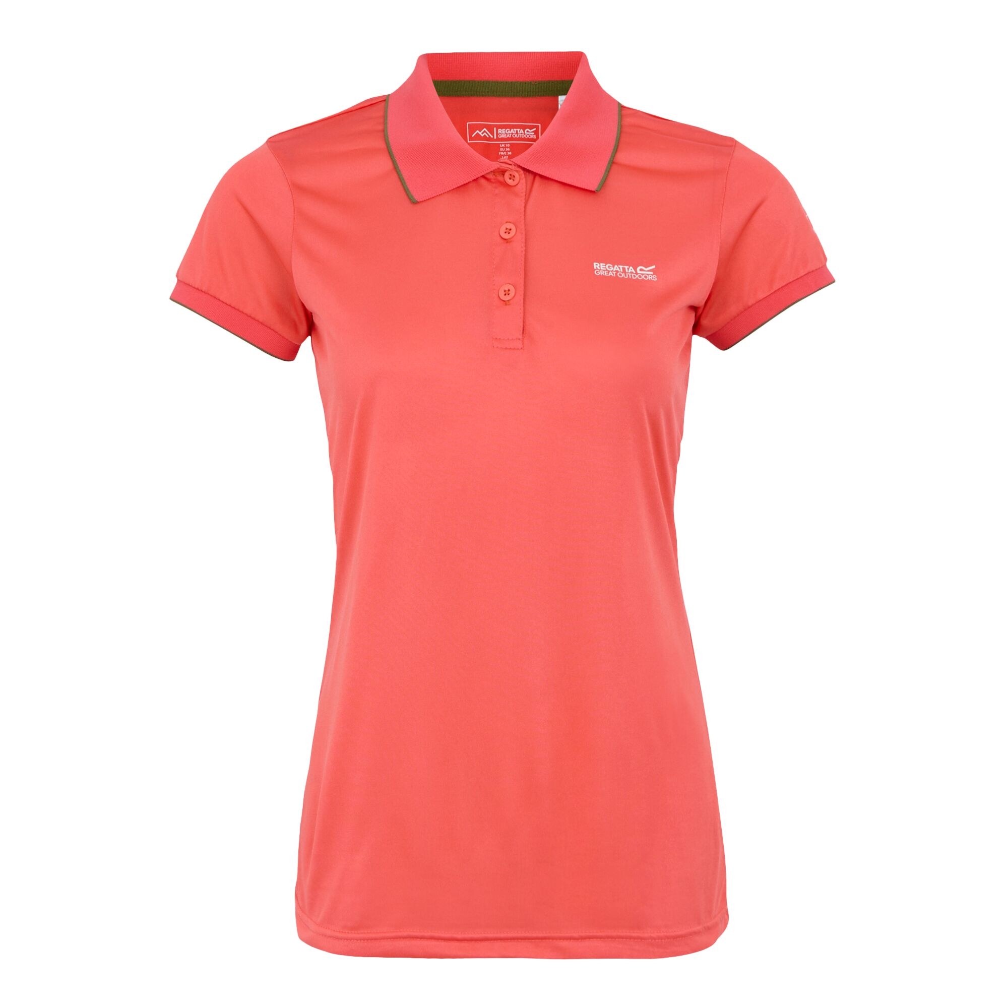 Women's Remex II Active Polo Shirt | Peach Bloom Solid