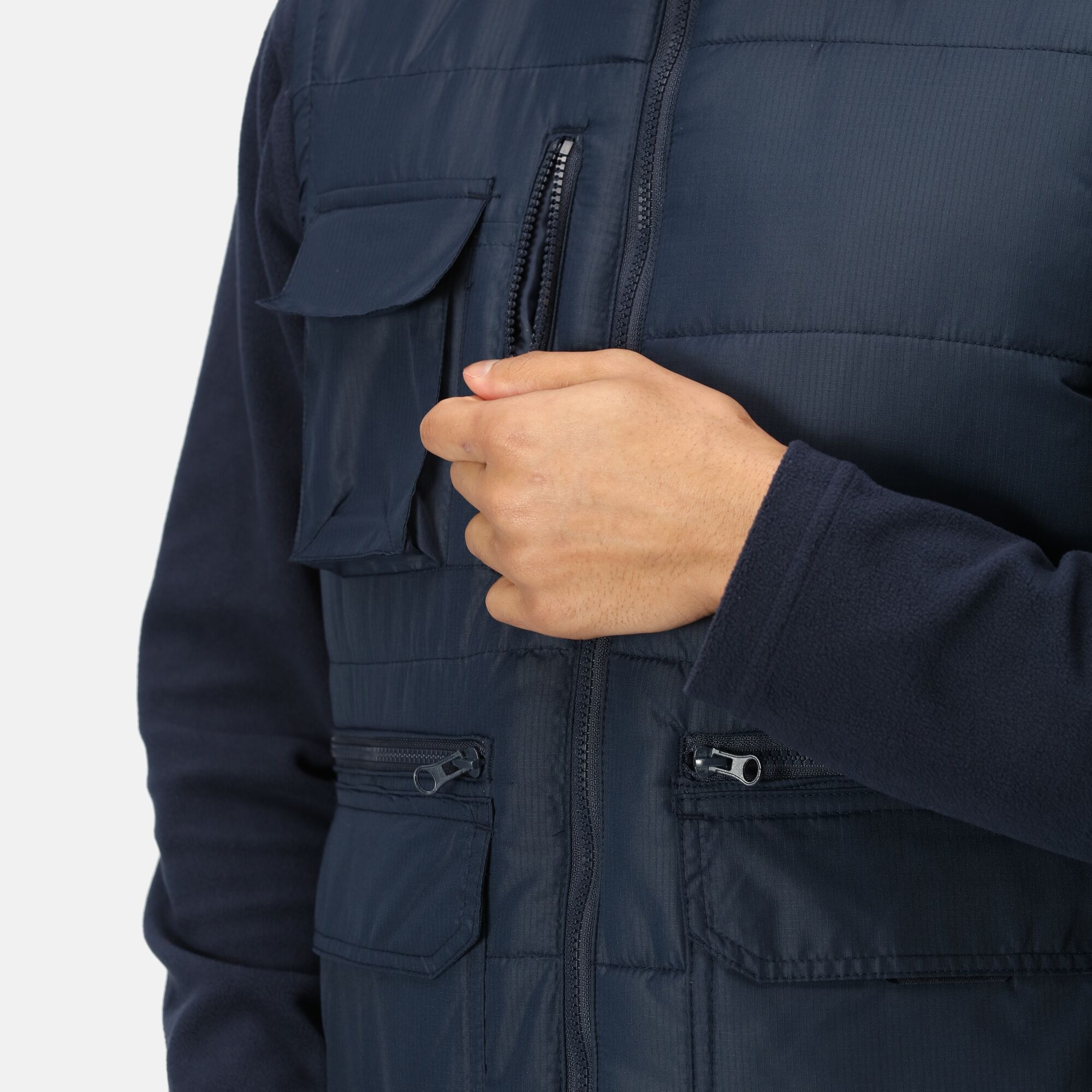 Men's Steller Multi Zip Insulated Bodywarmer | Navy