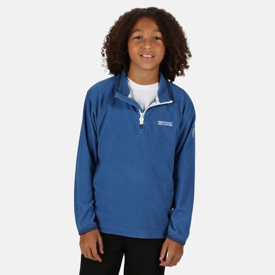 Kids' Loco Half Zip Fleece | Light Steel
