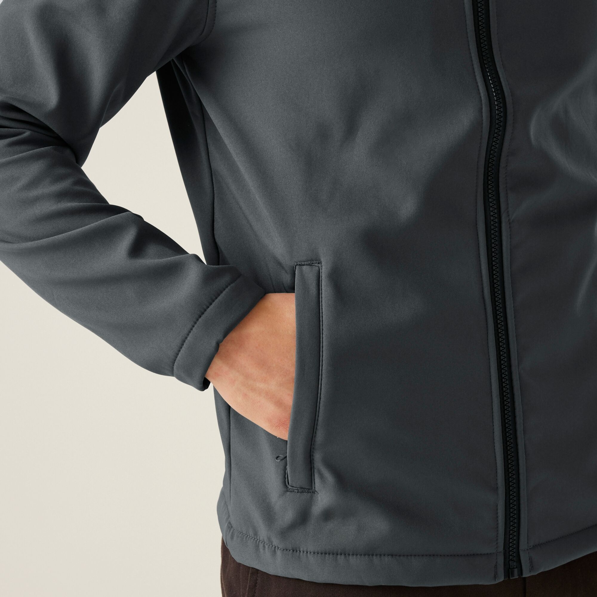 Men's Ablaze Printable Softshell Jacket | Seal Grey Black