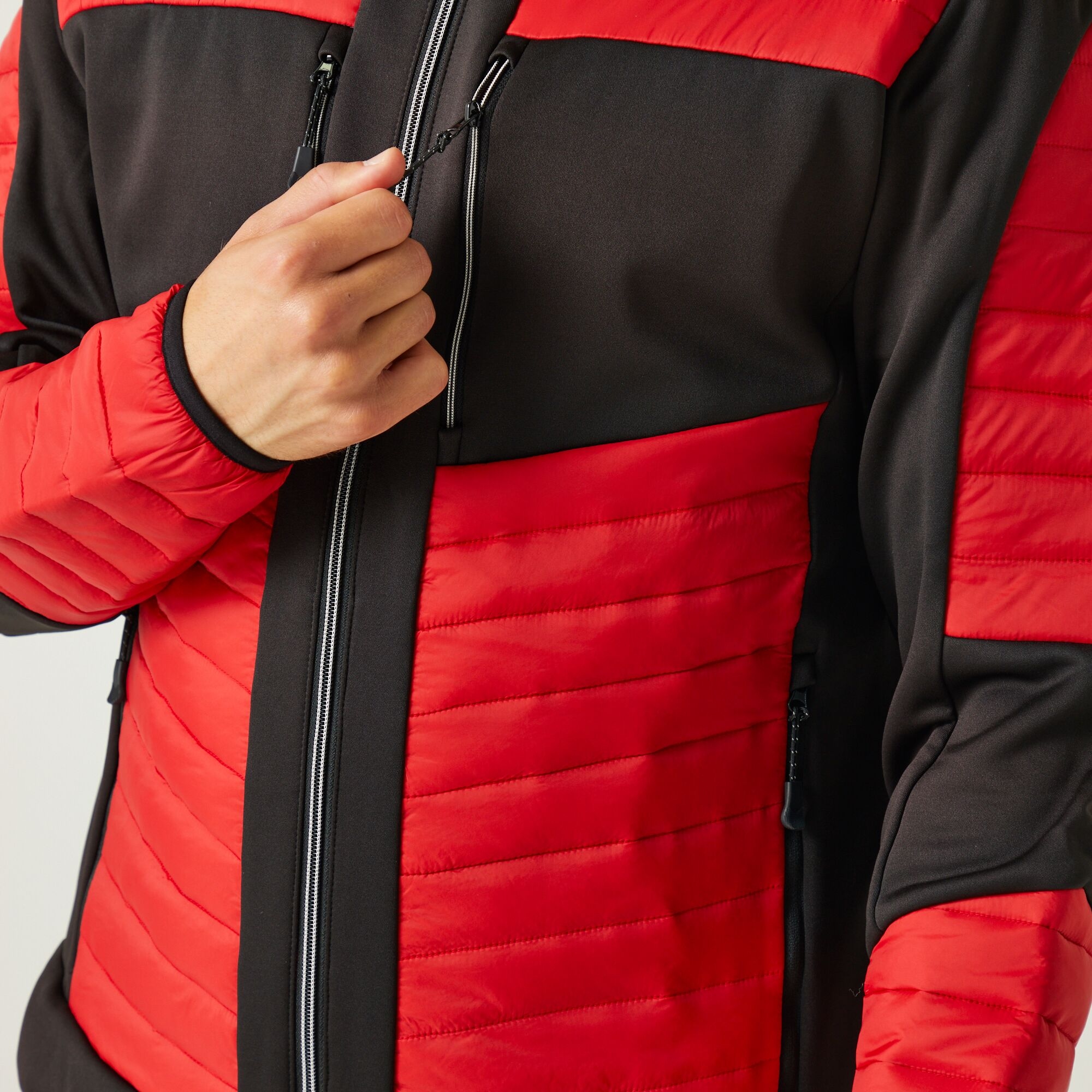 Men's E-Volve Thermal Hybrid Jacket | Classic Red Black