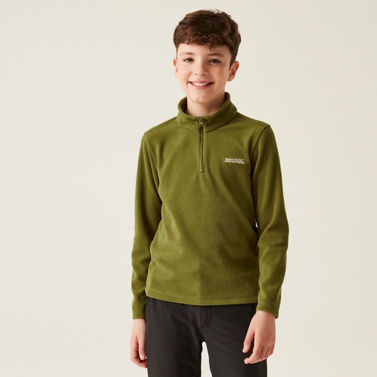 Kids' Hot Shot II Half Zip Fleece | Black Black