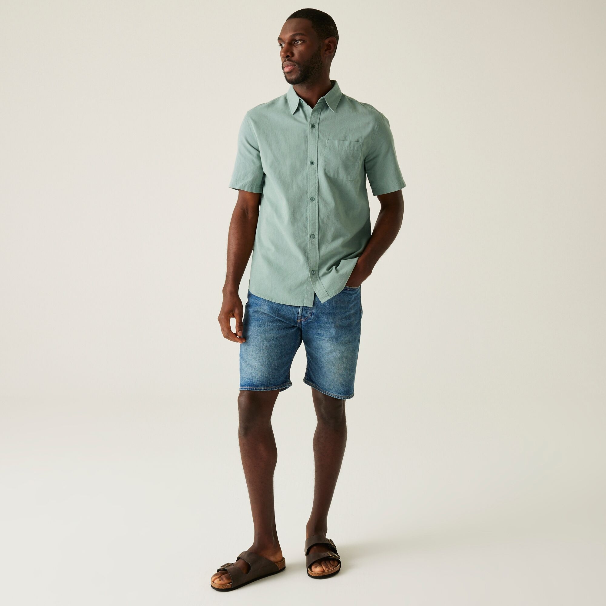 Men's Loran Short Sleeve Shirt | Glacier