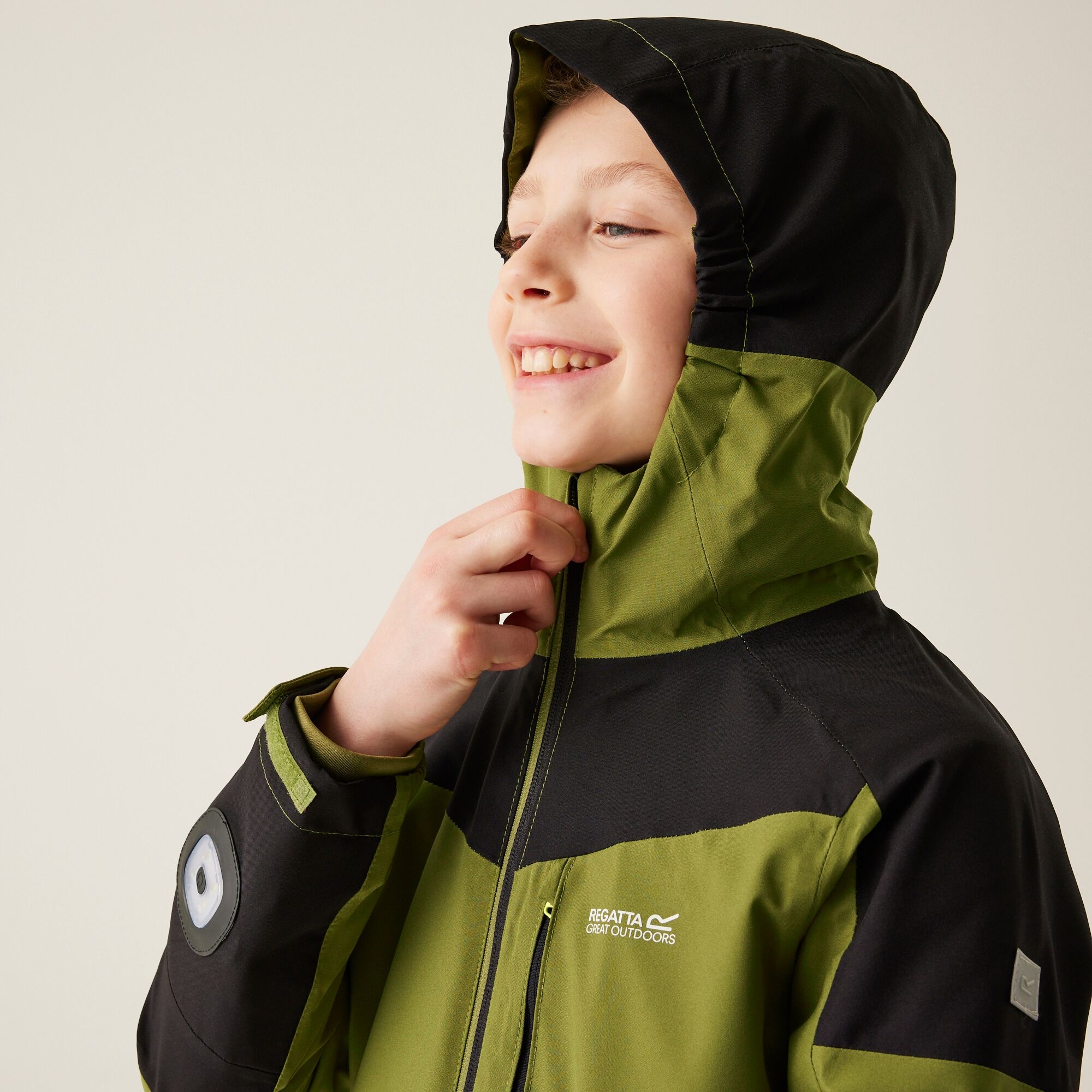 Boys Trekktain 3-in-1 Jacket | Nephrite Green Black