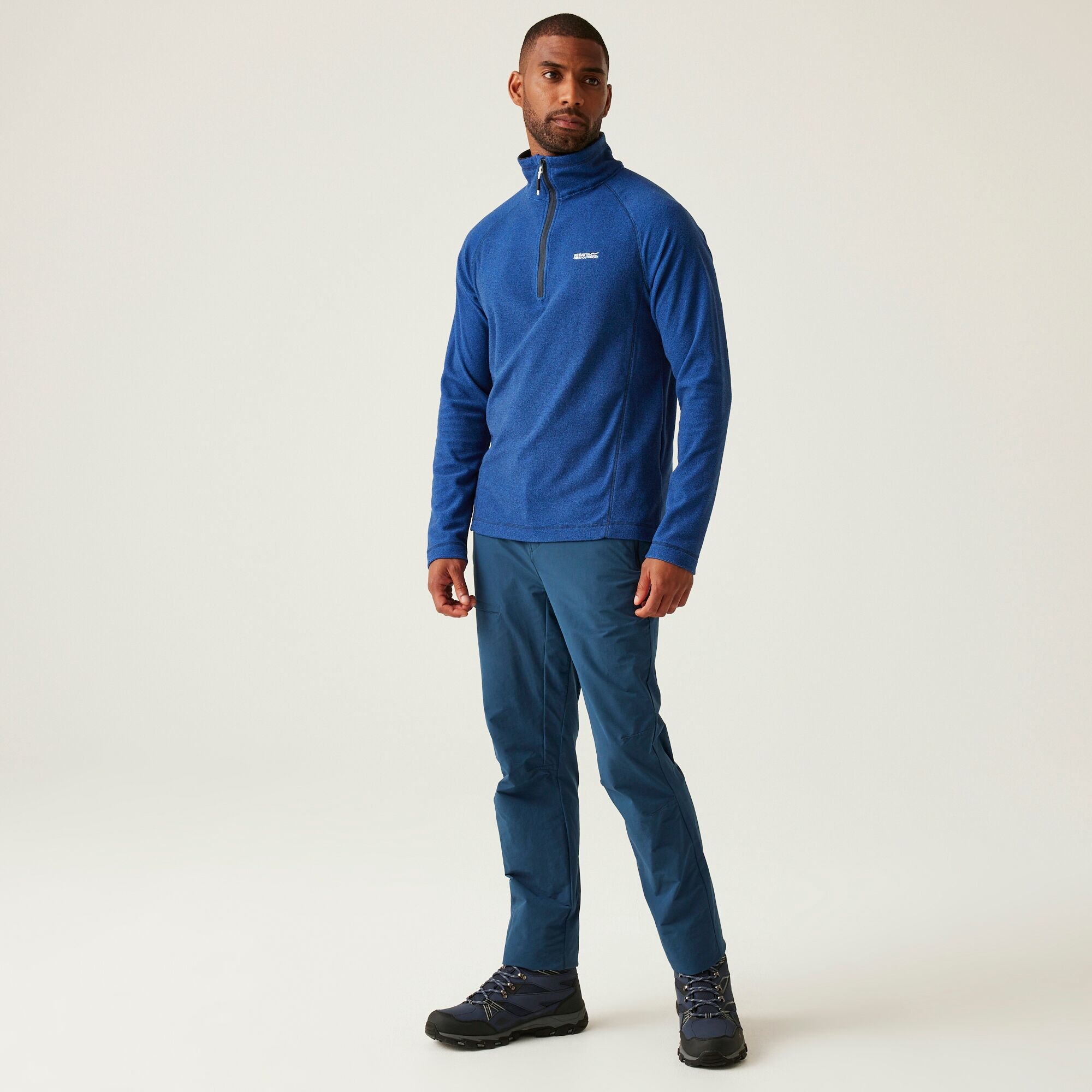 Men's Montes Lightweight Half Zip Fleece | Olympian Blue Navy