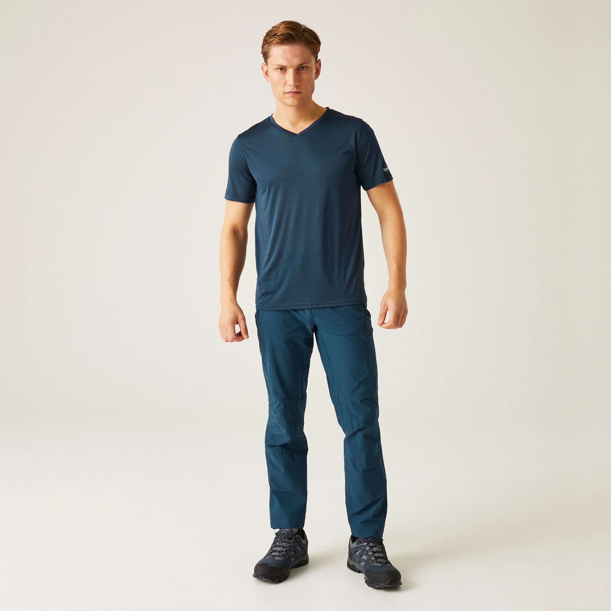 Men's Fingal V-Neck T-Shirt | Moonlight Denim